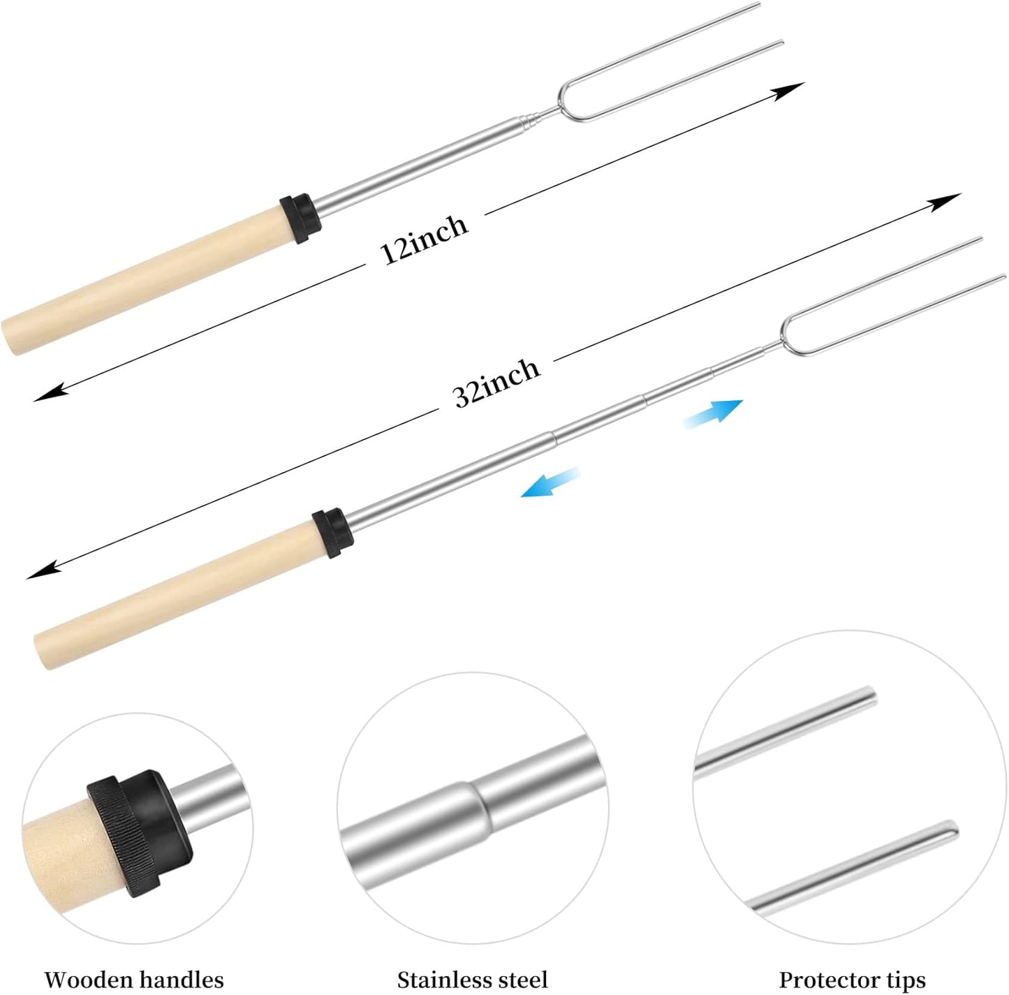 Camping Cooking Utensils Set, Stainless Steel Grill Tools, Camping BBQ Cookware Gear and Equipment for Travel Tenting RV Van Picnic Portable Kitchen Essentials Accessories（US）