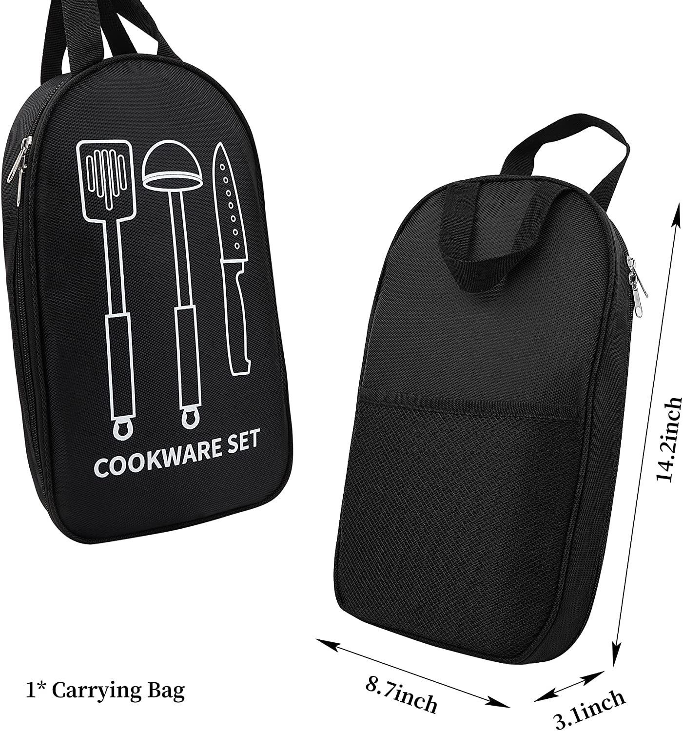 JARD-Kit d'Ustensiles Cuisine Camping Portable Extérieur Kit d'Outils  Barbecue en Acier Inoxydable☪Lv.life☪NIM